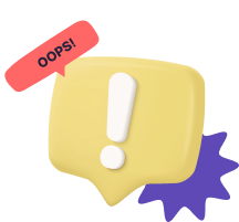 there is an error